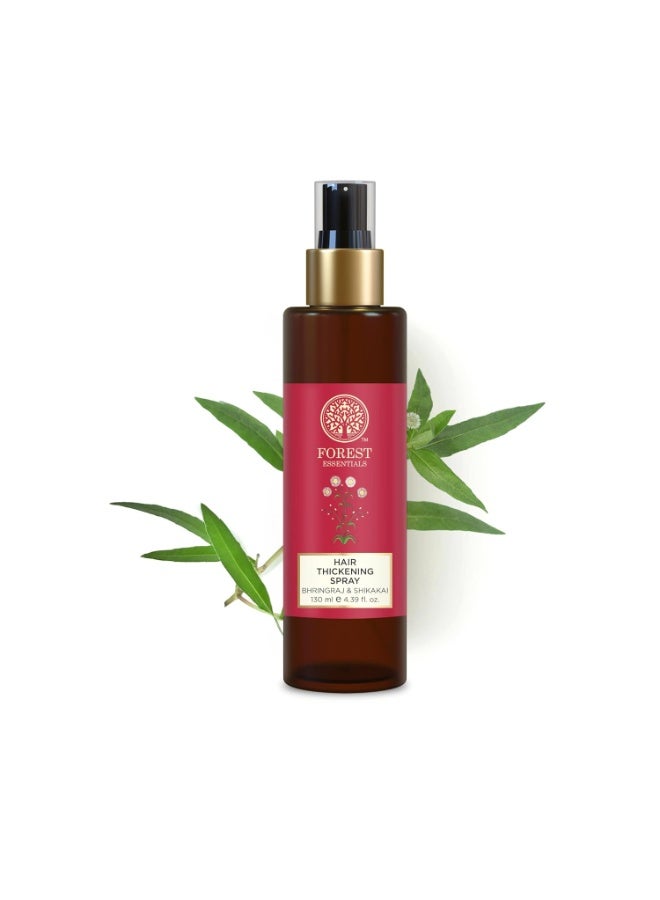Forest Essentials Hair Thickening Spray Bhringraj & Shikakai | Volumizing Spray for Thicker, Fuller | With Vitamin B5 & Keratin | Help to boost growth 130ml - Image 1